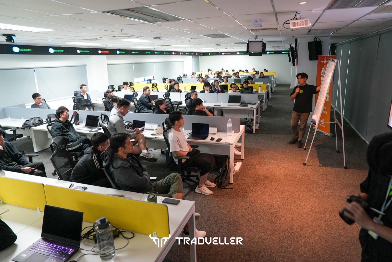 Inside a live Tradveller session